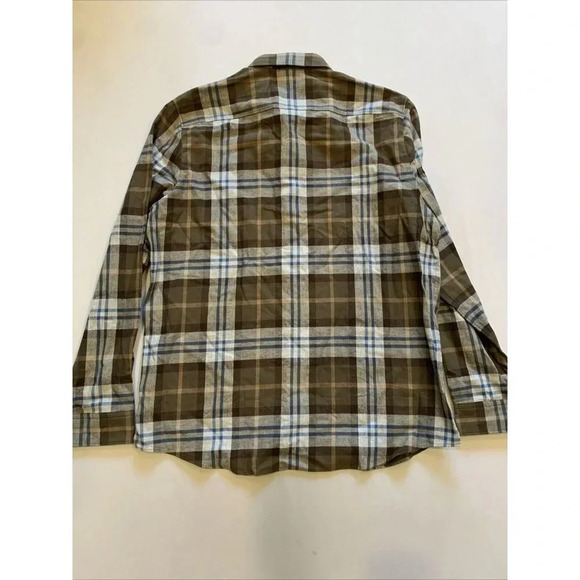 Hugo Boss Men's Brown Plaid Ermann Long Sleeve Button Down Shirt Medium NWT - Picture 8 of 12